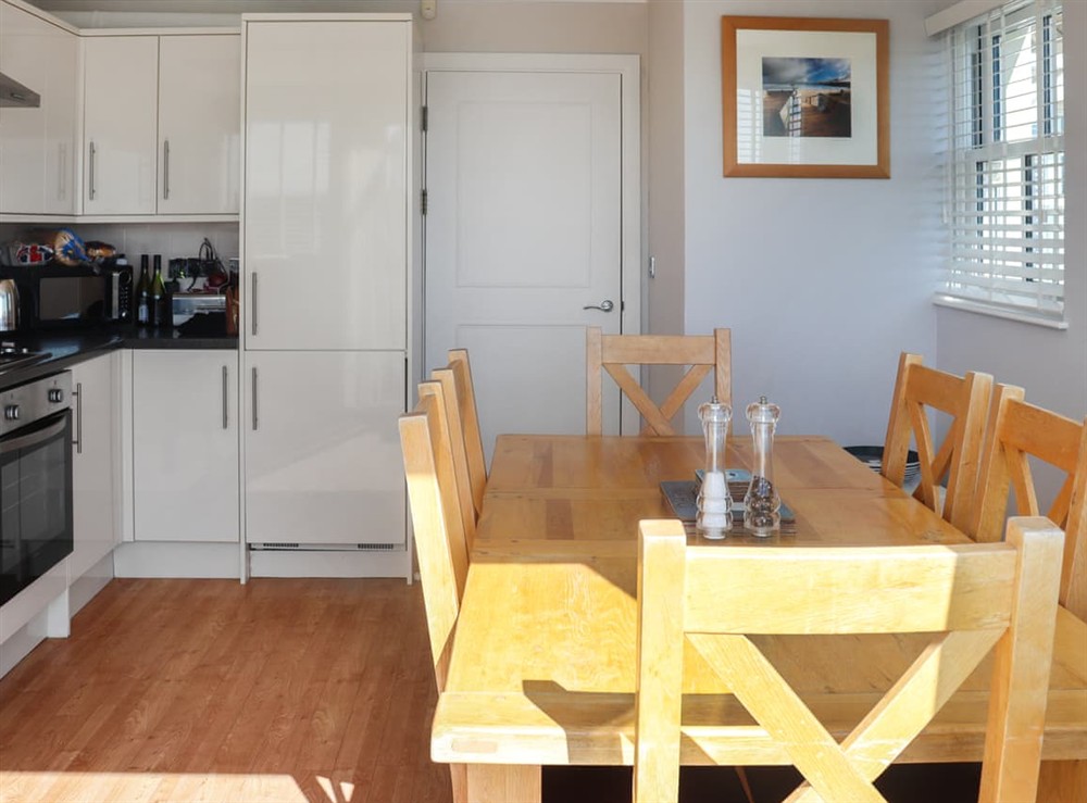 Kitchen/diner at Tideglass in Penally, near Tenby, Dyfed