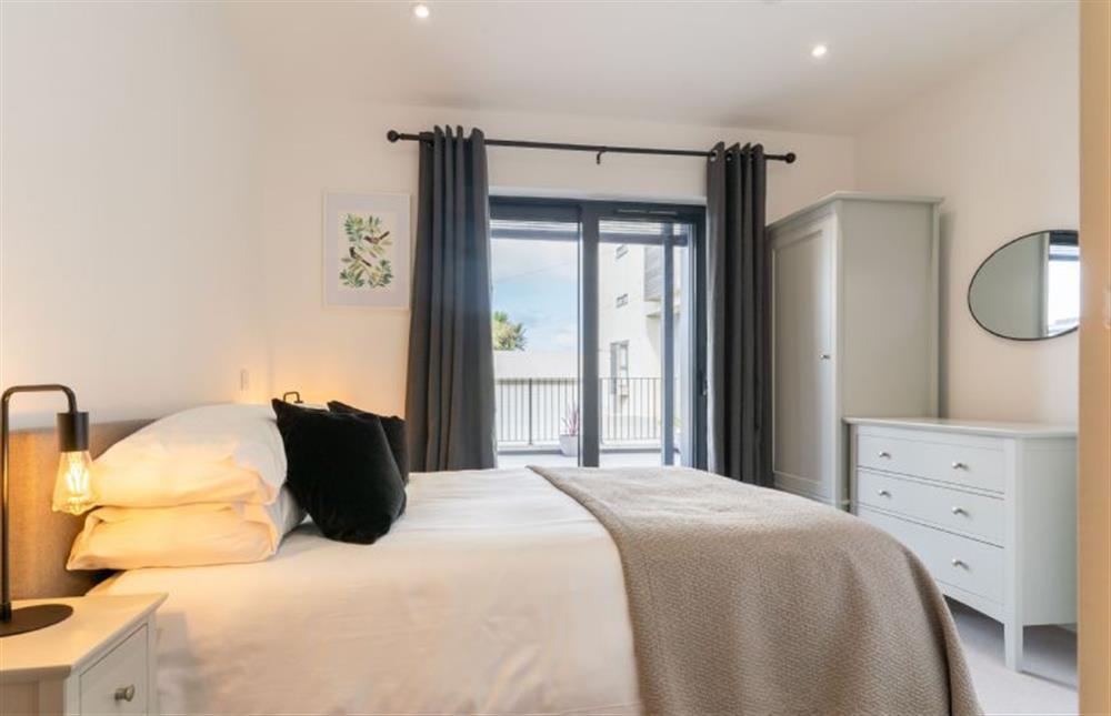 Bedroom two with a double bed at Tidelines, Newquay
