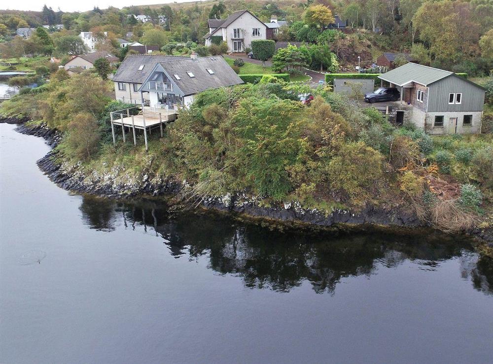 Stunning detached property is perched on the edge of the crystal clear waters of Loch Etive (photo 2) at Tidereach in Connel, near Oban, Argyll and Bute, Scotland