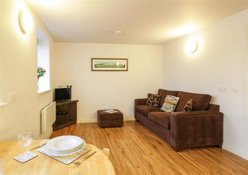 The living area at Tides Reach, Isle Of Whithorn