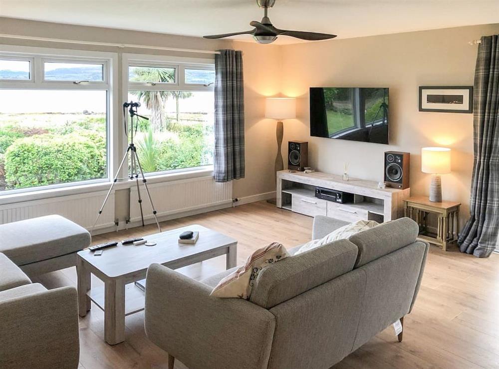 Living room at Tides Reach in Lamlash, Isle Of Arran
