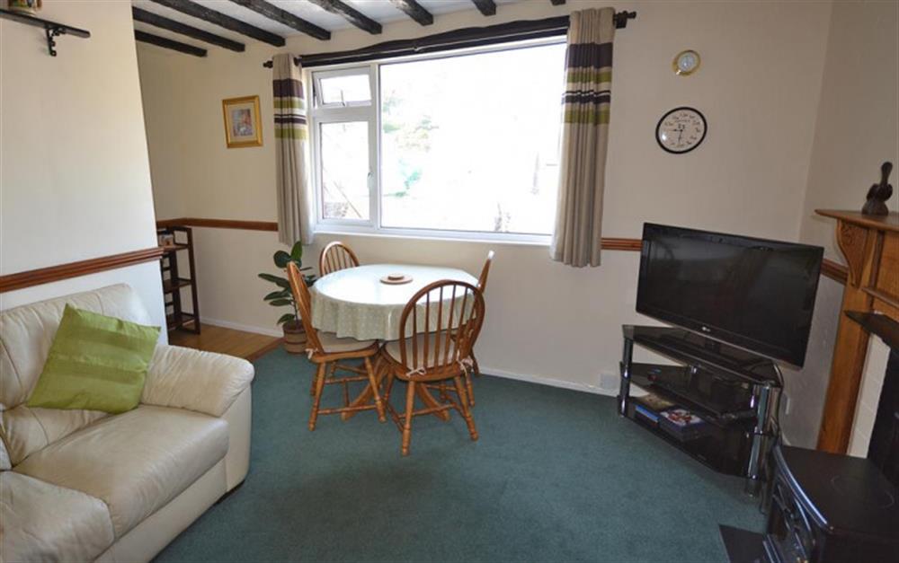 Another view of the living room at Tideways Apartment in Looe