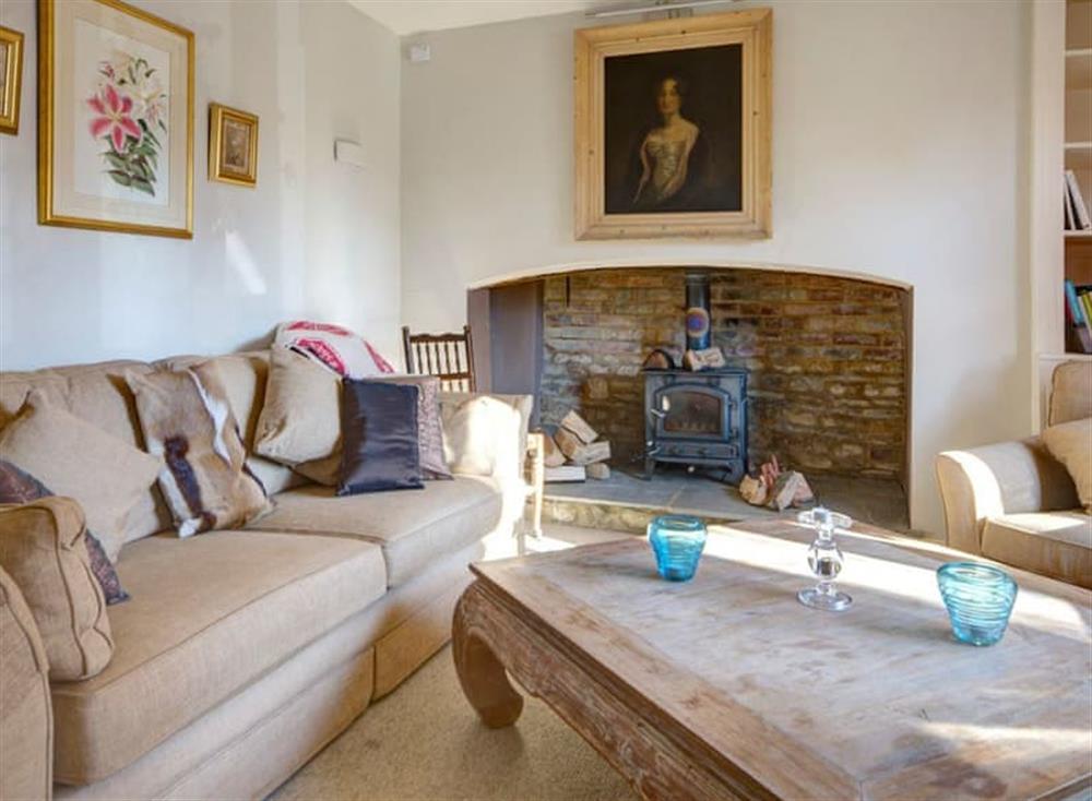 Living room at Tiesel Cottage in Near Cheltenham, England