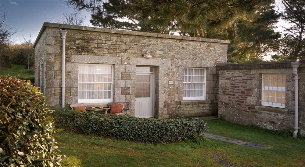 The exterior of Tiffys, St Anthony Head, Cornwall