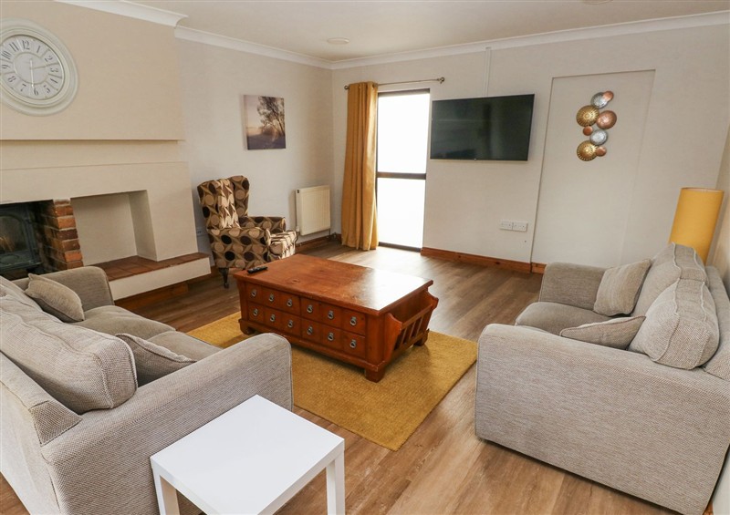 Relax in the living area at Tig Bhan, Llanteg