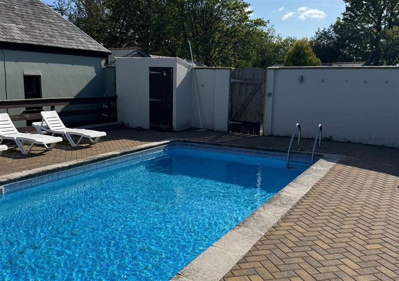 Spend some time in the pool at Tig Bhan, Llanteg