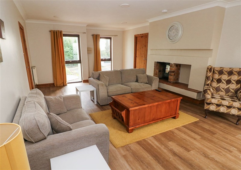 This is the living room at Tig Bhan, Llanteg