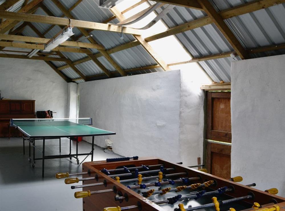 Games room at Tigh A Vullin in Lochgilphead, Argyll