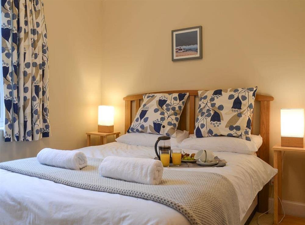 Double bedroom at Tigh an Aighear in Arduaine, near Oban, Argyll and Bute, Scotland