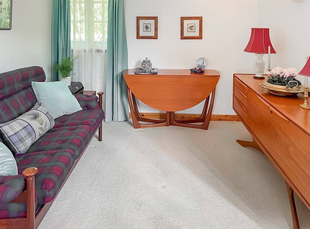 Living area at Tigh An Droma Lodge in Whiting Bay, Isle Of Arran
