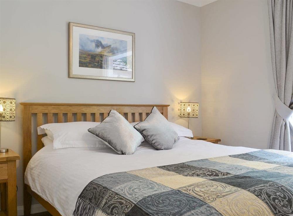 Relaxing double bedroom at Tigh Ban in Glencoe, near Fort William, Lanarkshire