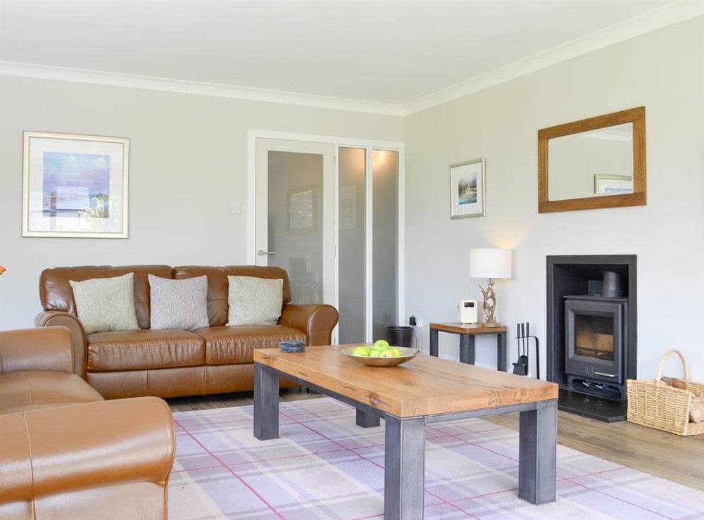 Welcoming living room at Tigh Ban in Glencoe, near Fort William, Lanarkshire