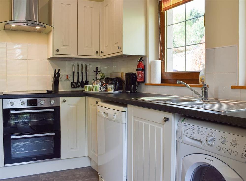 Well appointed kitchen at Little Tigh Craggan, 