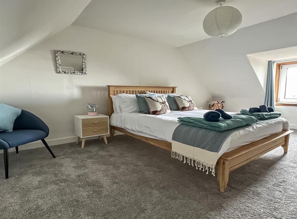 Double bedroom at Tigh Na Mara in Helmsdale, Sutherland
