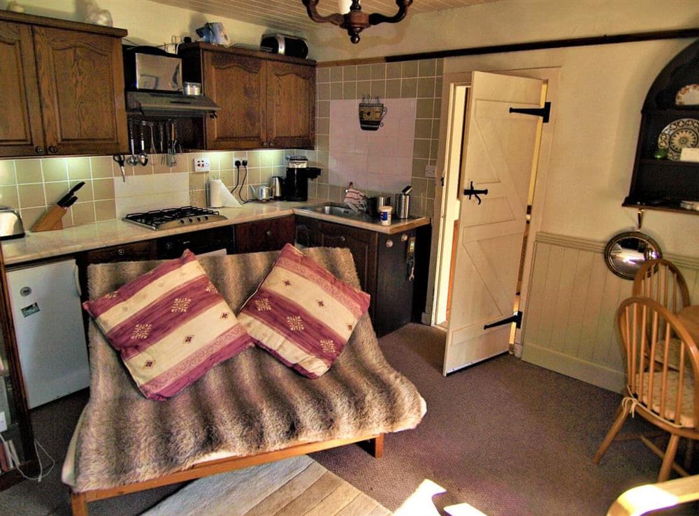Open plan living space at Tigh na Maraiche in Isle of Jura, Scotland