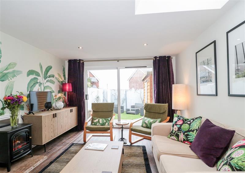 Relax in the living area at Tile Cottage, Lymington