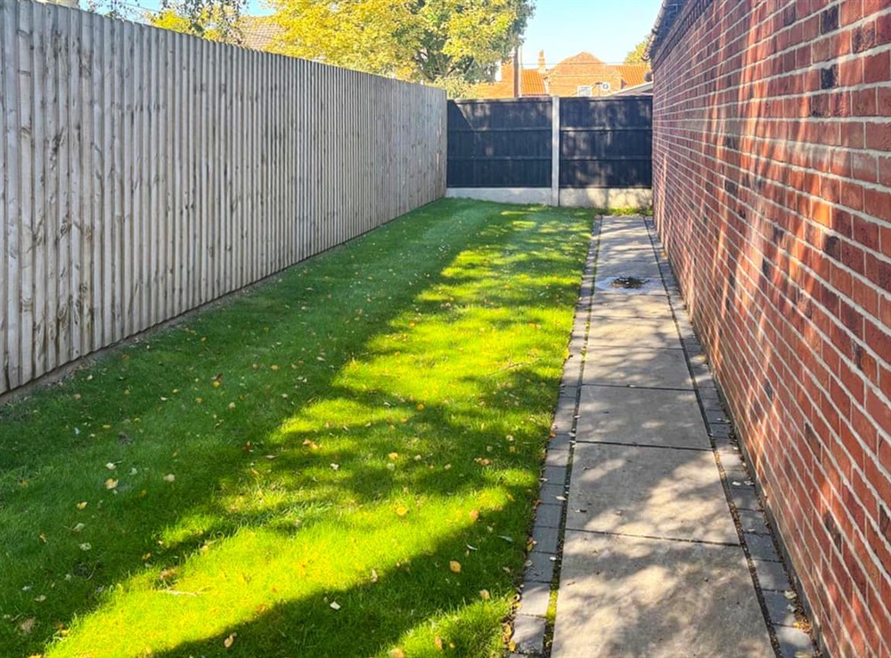 Garden at Tilia Loft in Scotton, near Market Rasen, Lincolnshire