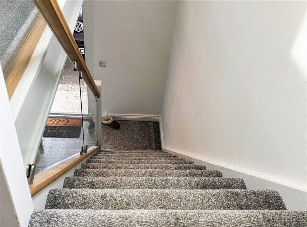 Stairs at Tilia Loft in Scotton, near Market Rasen, Lincolnshire