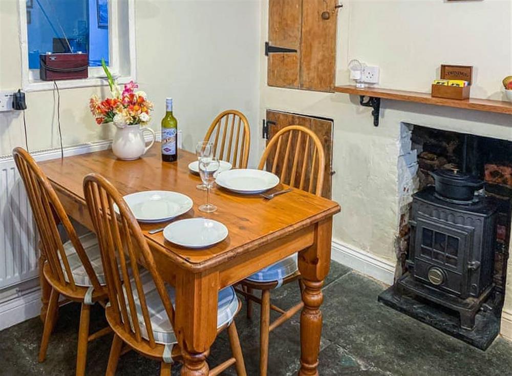 Dining Area at Tillerman Cottage in Appledore, Devon