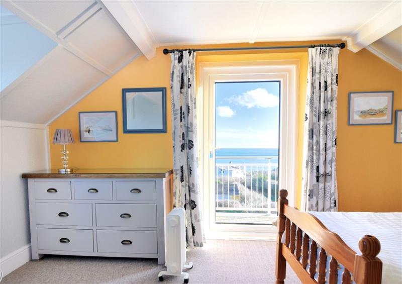 One of the bedrooms at Tillicum, Charmouth
