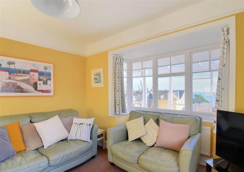This is the living room at Tillicum, Charmouth