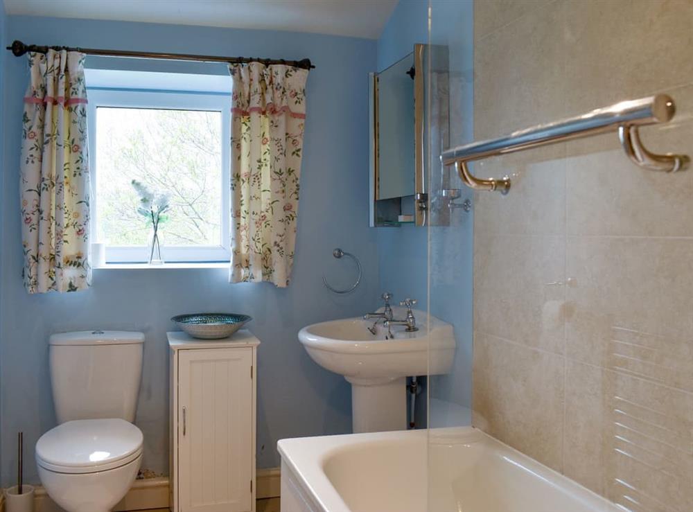 Bathroom at Tilly Cottage in Blacko, near Nelson, Lancashire