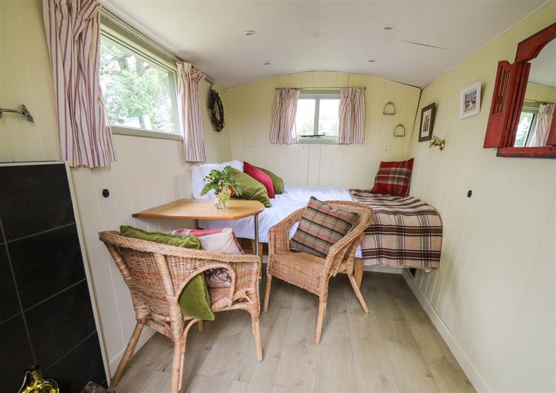Inside Tilly Gypsy-style Caravan Hut