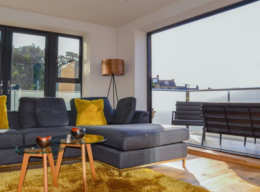 Living area at Tilly’s Den in Skipton, North Yorkshire