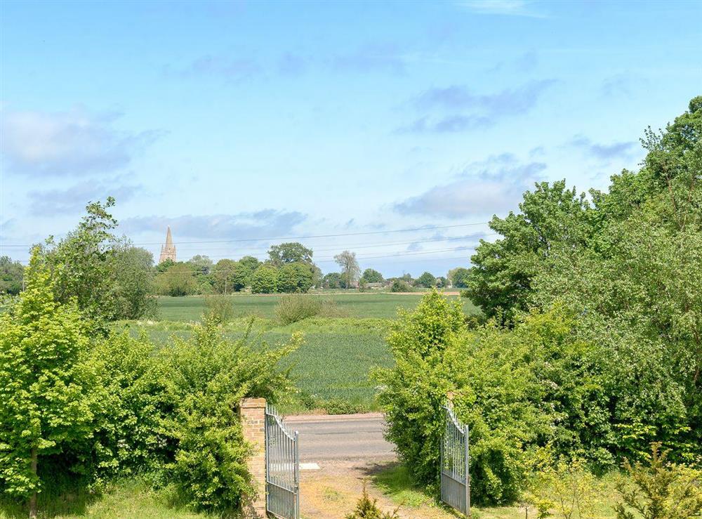 View to surrounding countryside at Tilney Hall in Kings Lynn, Norfolk