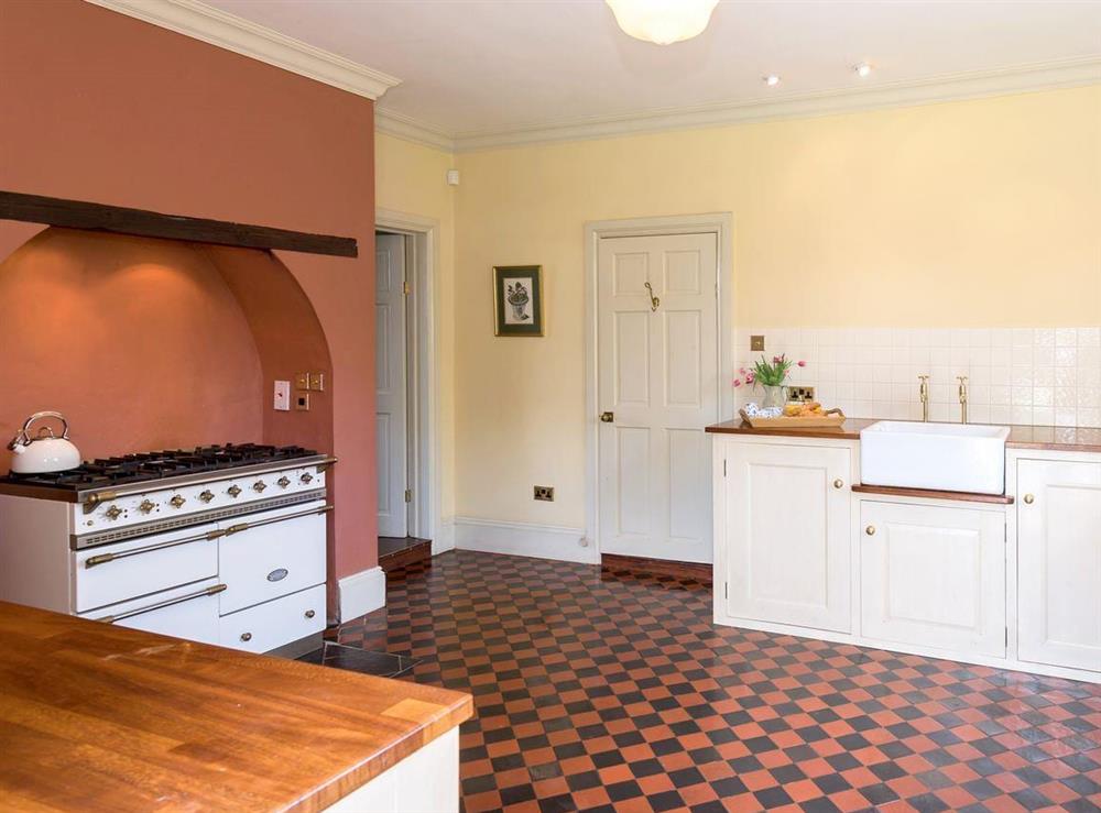 Well equipped kitchen at Tilney Hall in Kings Lynn, Norfolk