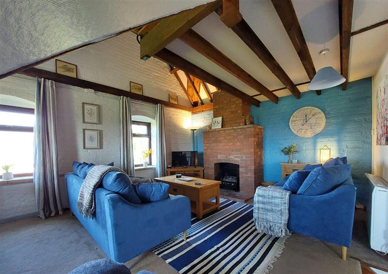 The living area at Timbers, Weybourne