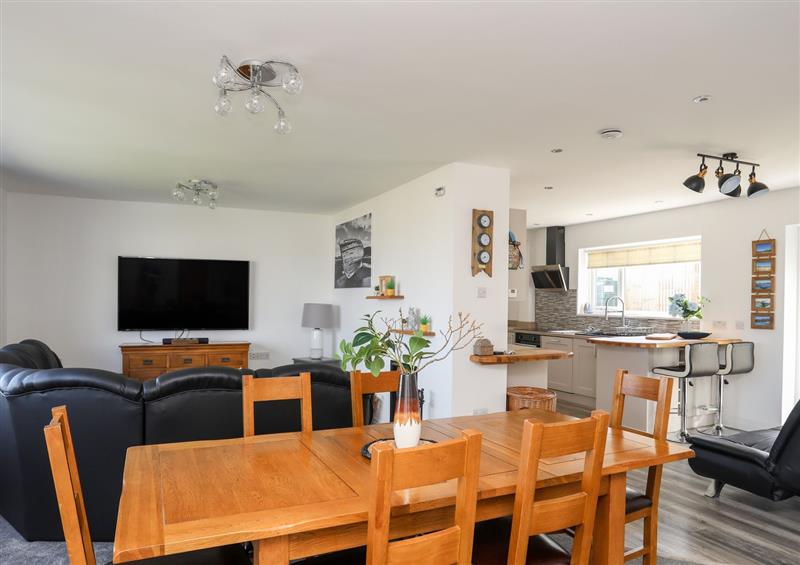 The living area at Tinkers Patch, Benllech