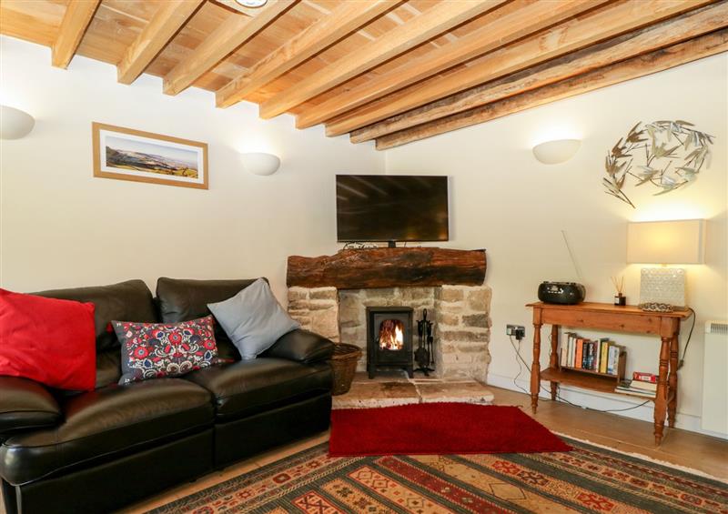 This is the living room at Tinkley Cottage, Nympsfield near Nailsworth