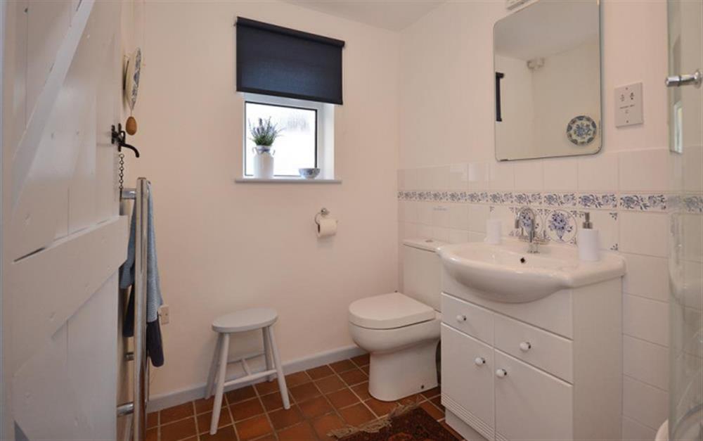 Another view of the bathroom. at Tinsey Cottage in Beesands