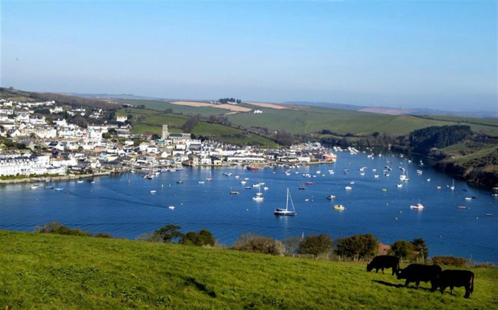 Salcombe estuary and town.