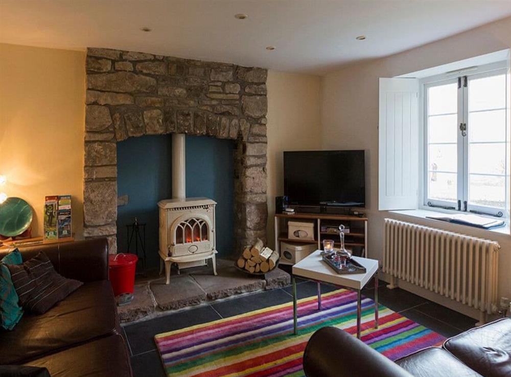 Living room at Tintern Abbey Cottage in Tintern, Gwent