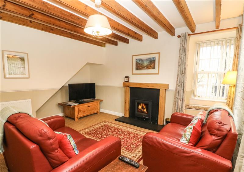 The living room at Tiplady Cottage, Bainbridge near Hawes