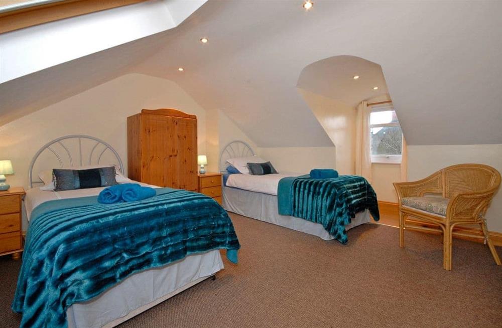 Bedroom at Tir Deri in Llanhrian, near Haverfordwest, Pembrokeshire, Dyfed