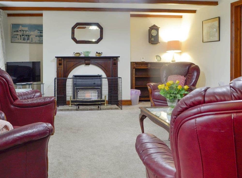 Living room at Tirmynydd Farm Cottage in Gower, near Swansea, West Glamorgan