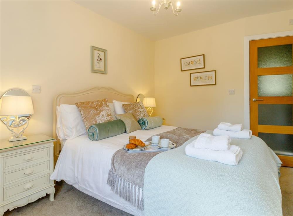 Restful double bedroom at Tissington Ford Barn in Bradbourne, Derbyshire