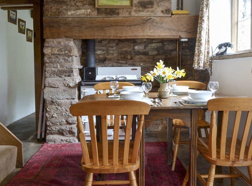 Delightful dining area at Titchbourne Cottage in Clee St Margaret, near Ludlow, Shropshire