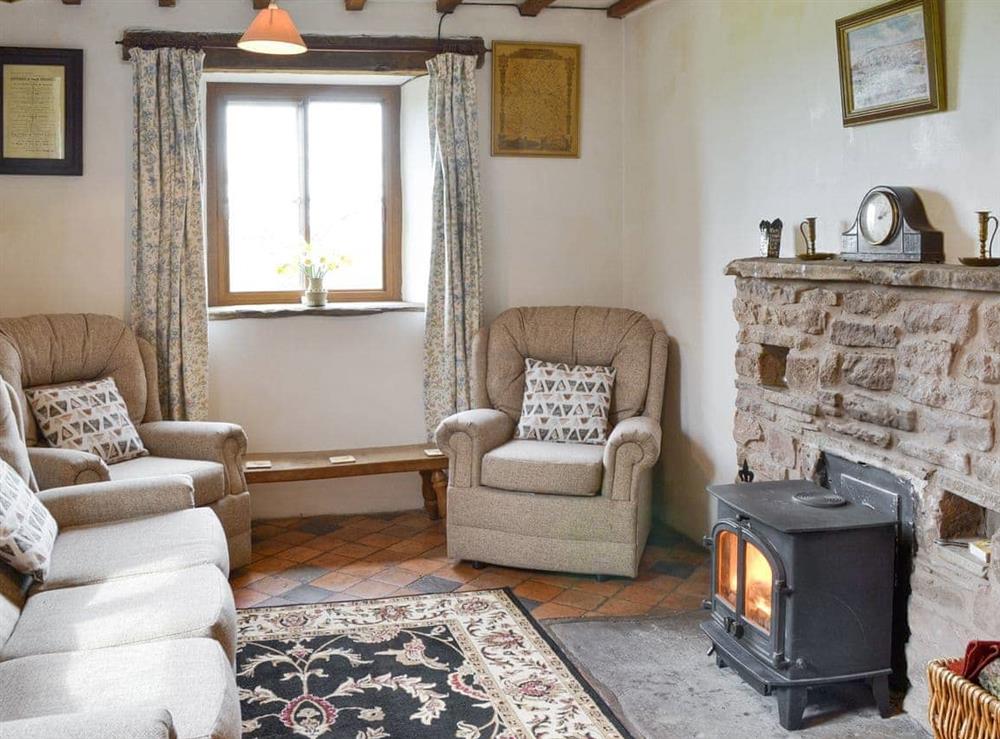 Welcoming living room at Titchbourne Cottage in Clee St Margaret, near Ludlow, Shropshire