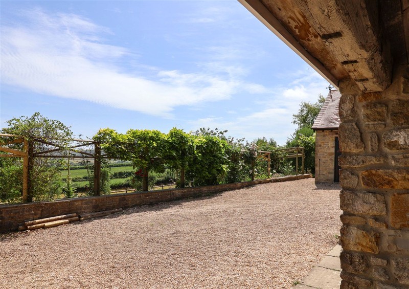 This is the setting of Tithe Barn Cottage