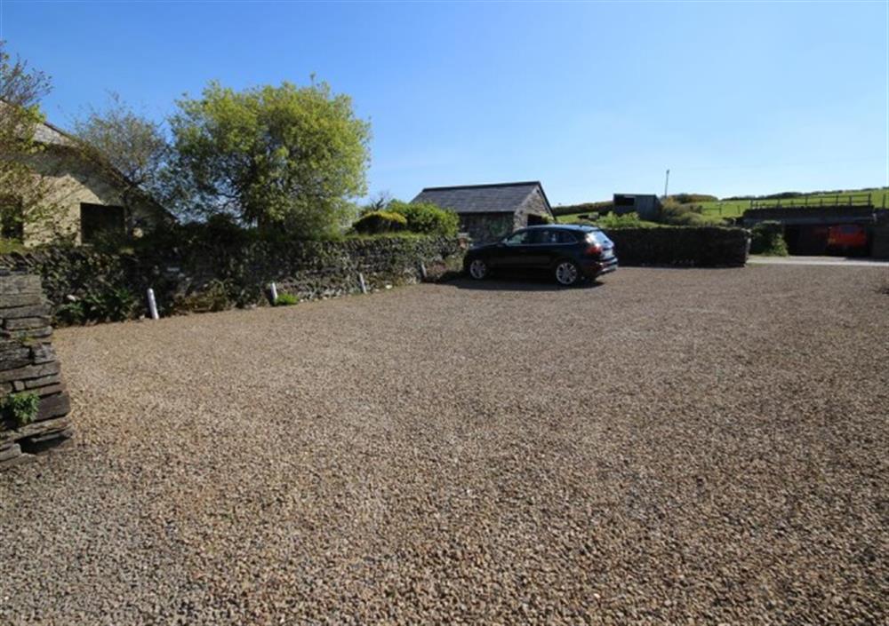 Shared car park  at Titmouse Cottage in Tintagel