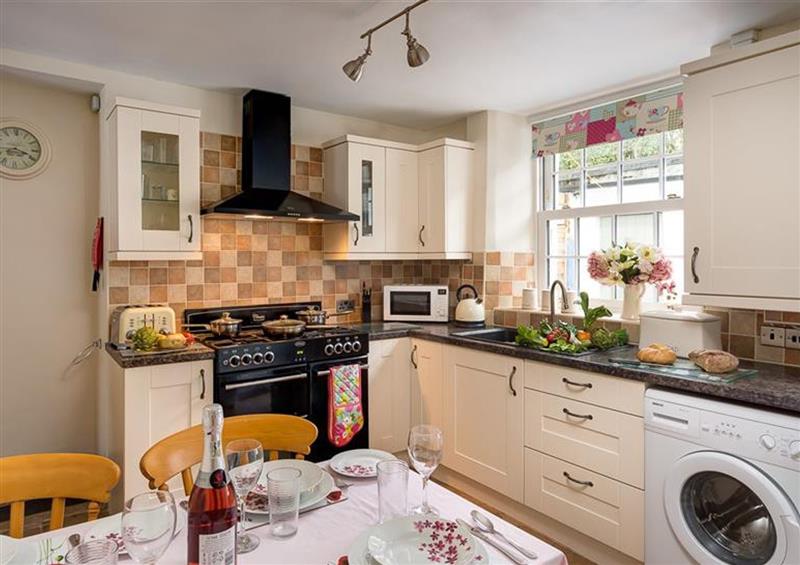 This is the kitchen at Tizzie Whizie Cottage, Windermere