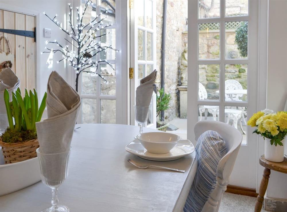 Stylish dining room at Toad Hall in Helmsley, North Yorkshire