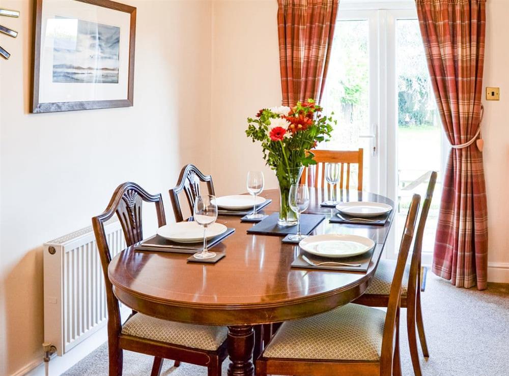 Dining room at Toadstool Cottage in Ludham, Norfolk