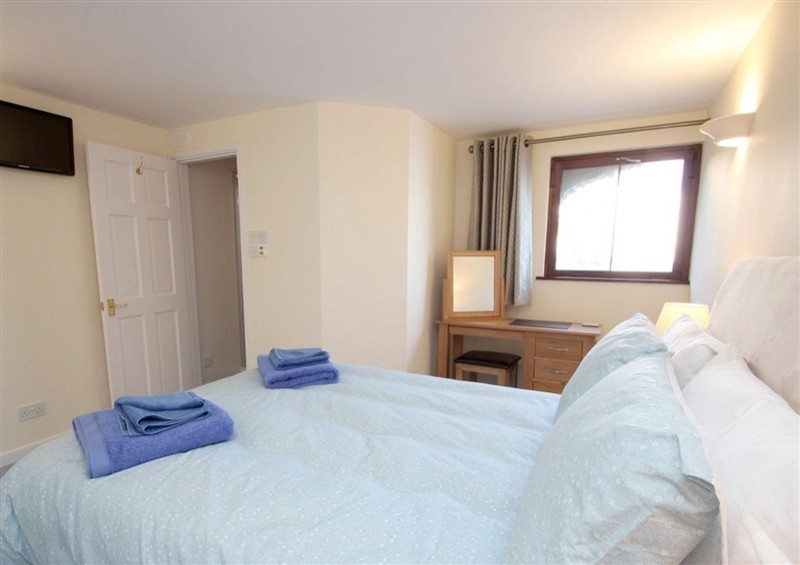 One of the 2 bedrooms at Tobys Quay, Falmouth