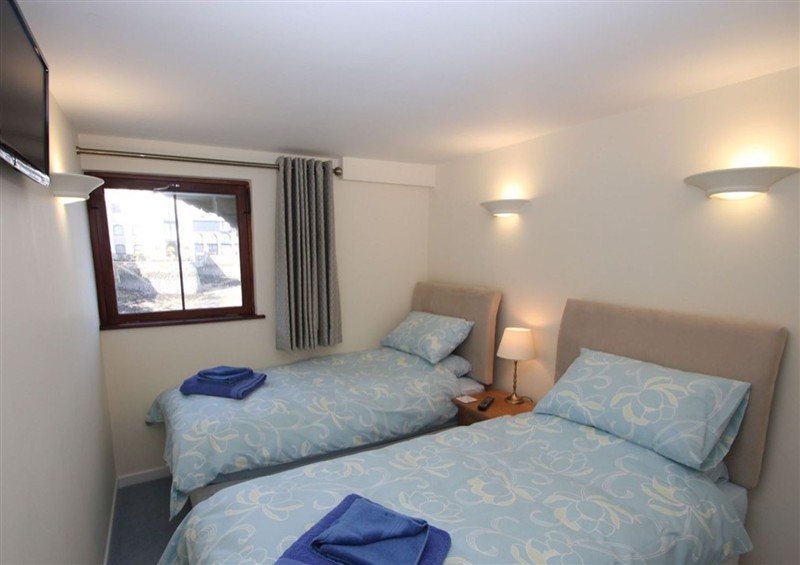 This is a bedroom at Tobys Quay, Falmouth