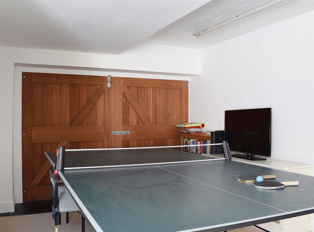 Games room with table tennis at Tock How View in Outgate, Hawkshead, Cumbria., Great Britain